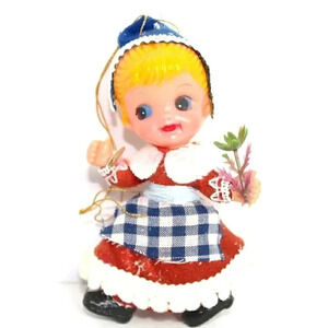 Vtg 1960s Story Time Nursery Rhymes Christmas Tree Ornament Holiday - Hong Kong